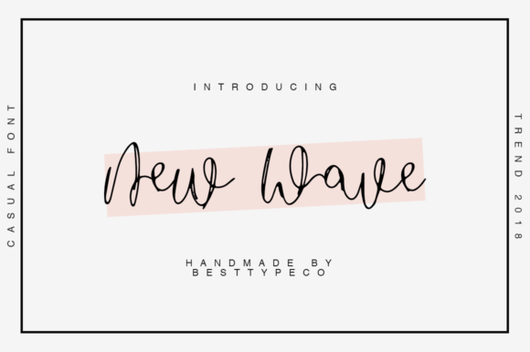 New Wave Font - Featured Image