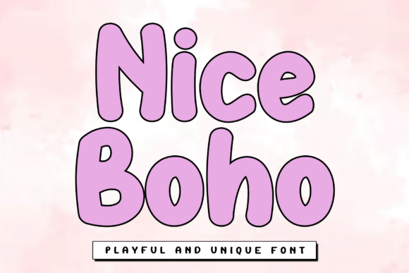 Nice Boho Font - Featured Image