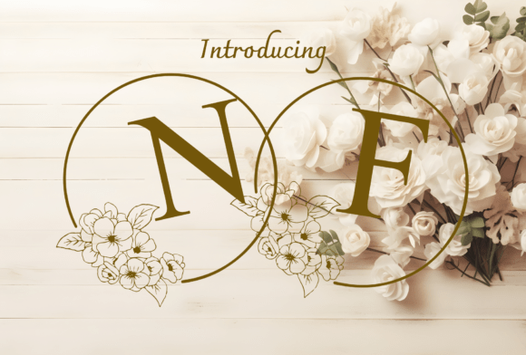 Nice Flower Monogram Font Download for Desktop