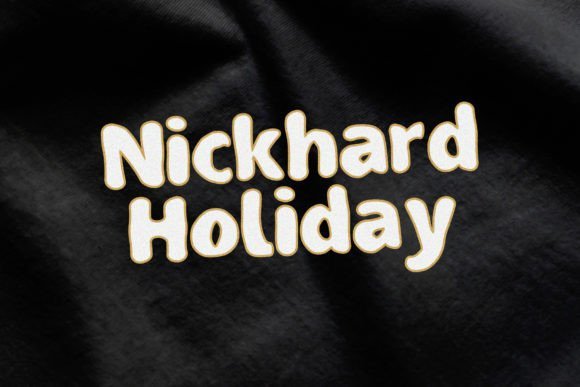 Nickhard Holiday Font - Featured Image