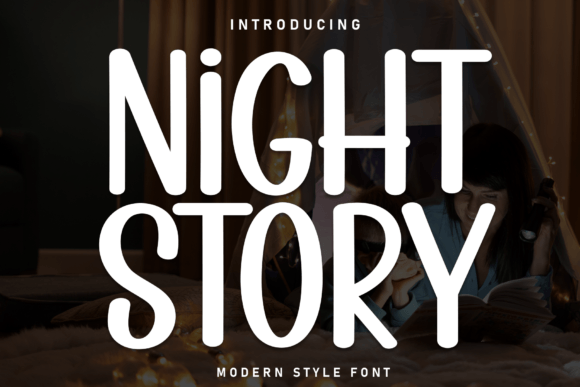 Night Story Font - Featured Image