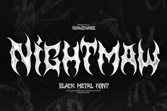 Nightmaw Font - Featured Image