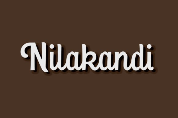 Nilakandi Font - Featured Image