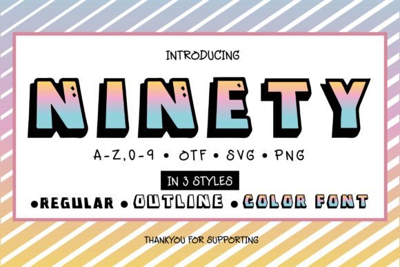 Ninety Font Download for Desktop