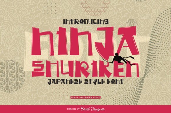 Ninja Shuriken Font Download for Desktop