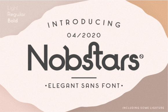 Nobstars Font - Featured Image