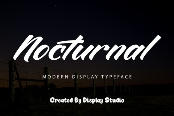 Nocturnal Font - Featured Image