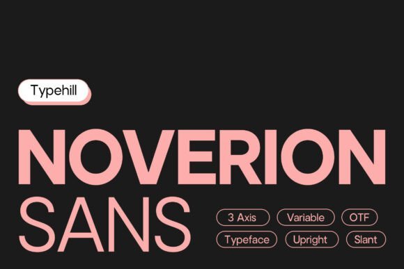 Noverion Sans Font - Featured Image