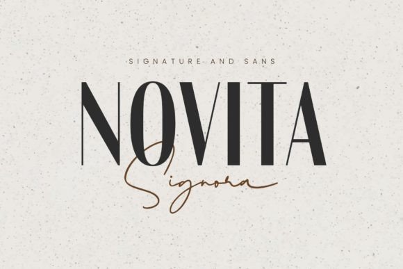 Novita Signora Duo Font - Featured Image