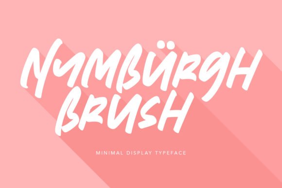 Nymburgh Brush Font - Featured Image