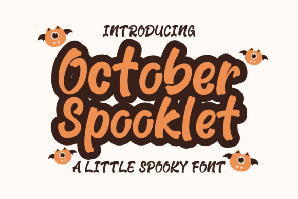 October Spooklet Font - Featured Image