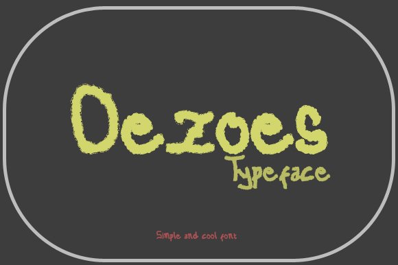 Oezoes Font - Featured Image