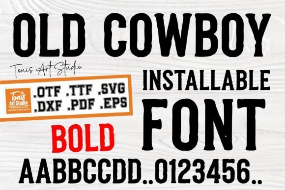 Old Cowboy Bold Font Download for Desktop
