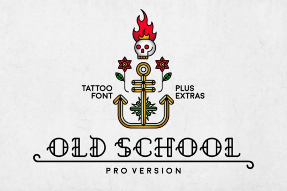 Old School Font - Featured Image