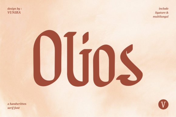 Olios Font - Featured Image