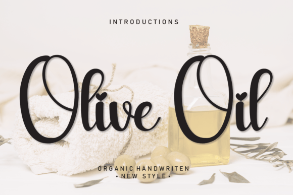 Olive Oil Font - Featured Image