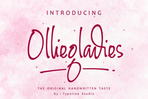 Olliegladies Font - Featured Image