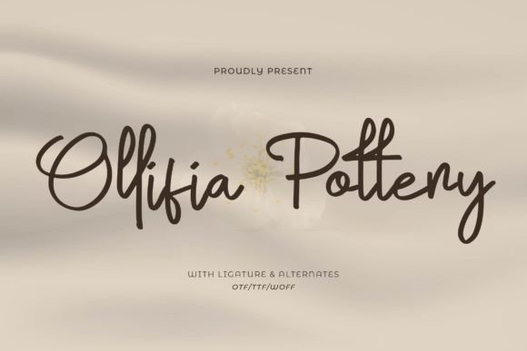 Ollifia Pottery Font - Featured Image