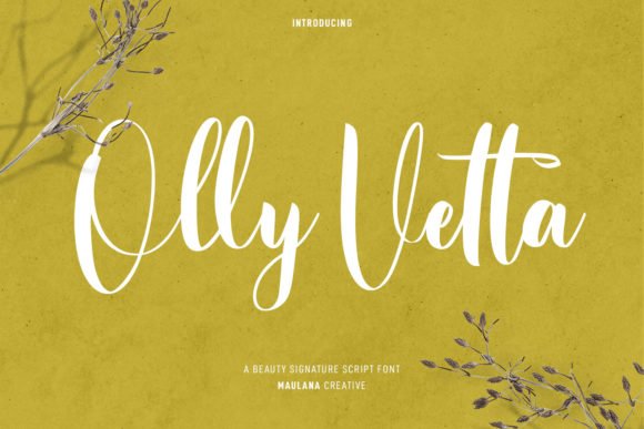 Olly Vetta Font - Featured Image