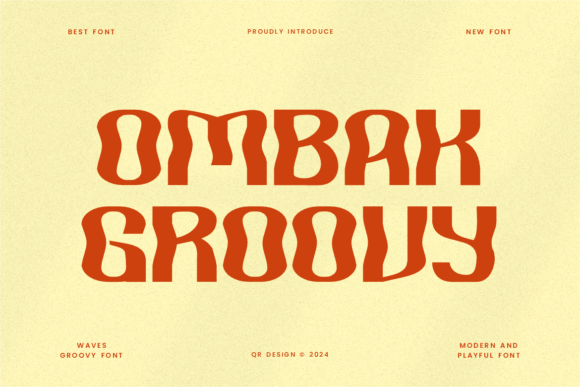 Ombak Groovy Font - Featured Image