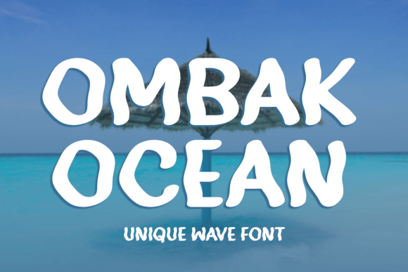 Ombak Ocean Font - Featured Image