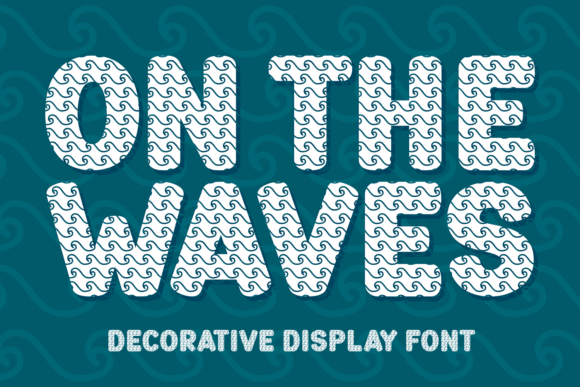 On the Waves Font - Featured Image