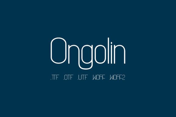 Ongolin Font Download for Desktop