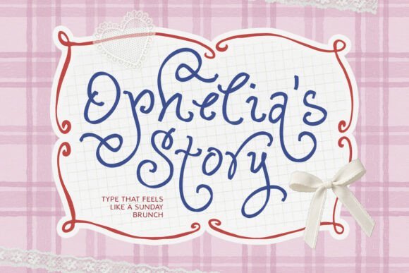 Ophelia Story Font - Featured Image