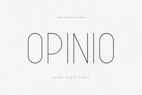 Opinio Font - Featured Image