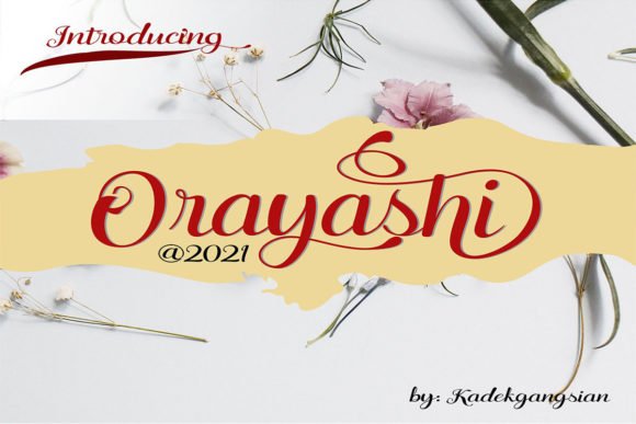 Orayashi Font Download for Desktop