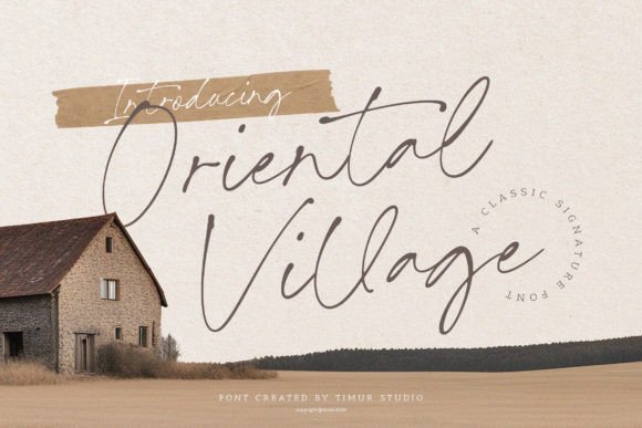 Oriental Village Font - Featured Image