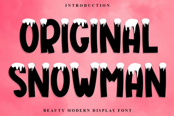 Original Snowman Font Download for Desktop