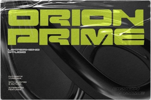 Orion Prime Font - Featured Image