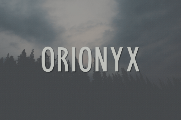 Orionyx Font - Featured Image