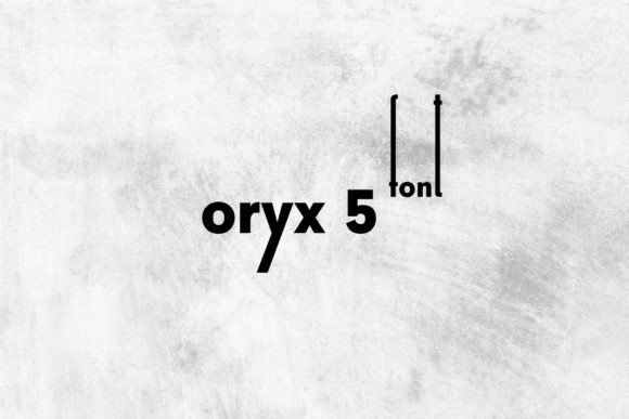 Oryx 5 Font Download for Desktop