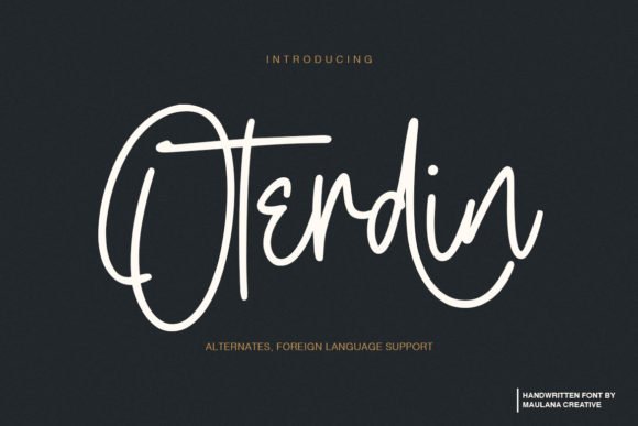 Oterdin Font Download for Desktop