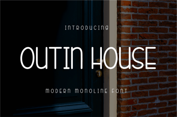 Outin House Font - Featured Image