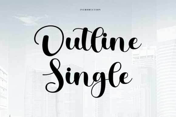 Outline Single Font Download for Desktop