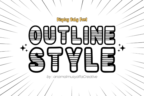Outline Style Font Download for Desktop