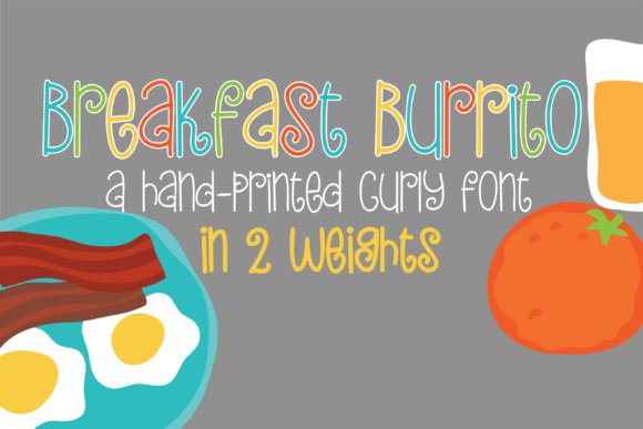 PN Breakfast Burrito Font Download for Desktop