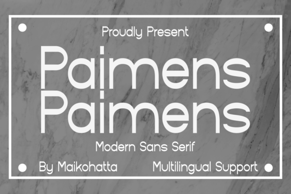 Paimens Font - Featured Image