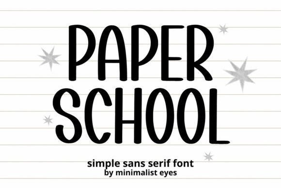 Paper School Font Download for Desktop