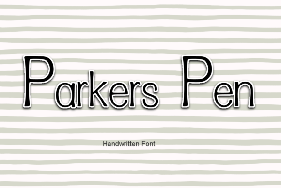 Parkers Pen Font - Featured Image