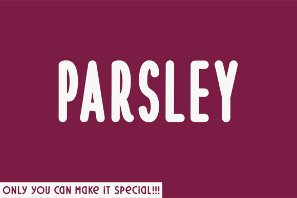 Parsley Font Download for Desktop