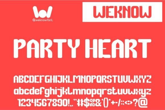 Party Heart Font - Featured Image