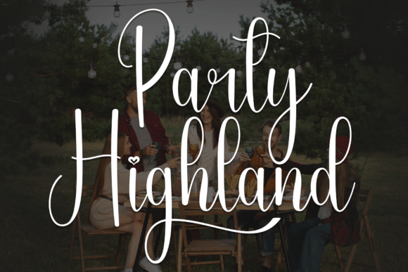 Party Highland Font - Featured Image