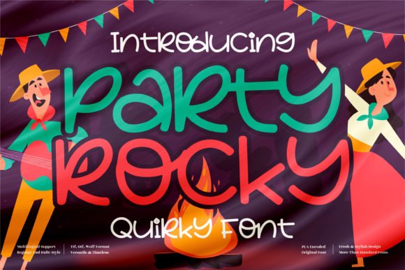 Party Rocky Font - Featured Image