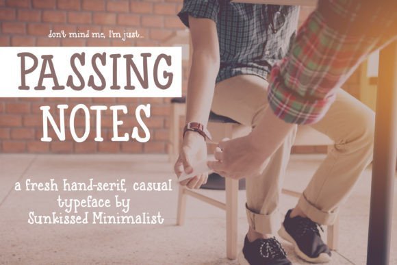 Passing Notes Font Download for Desktop