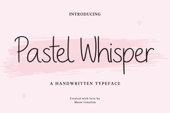 Pastel Whisper Font - Featured Image