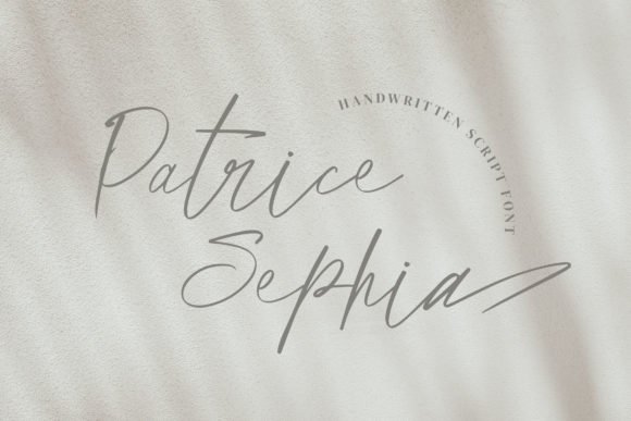 Patrice Sephia Font - Featured Image